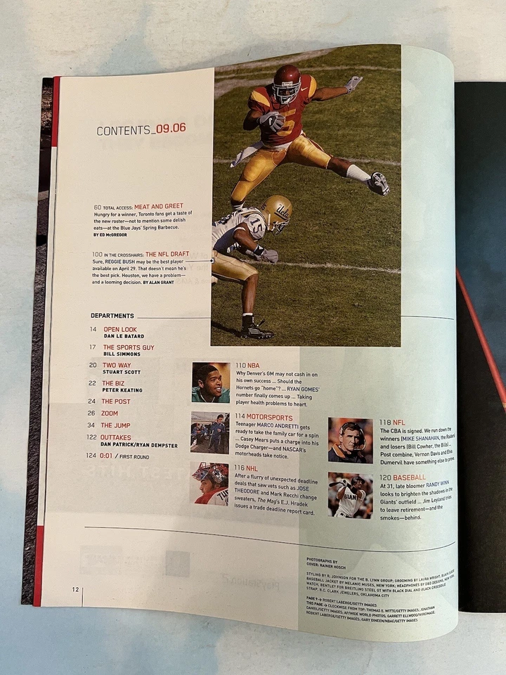 ESPN The Magazine 27 de marzo de 2006 Chris Paul New Orleans Pelicans Cubierta Foto 3 de 3