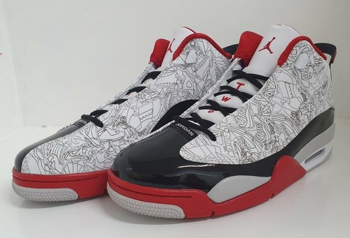 MEN'S AIR JORDAN DUB ZERO WHITE/BLACK 