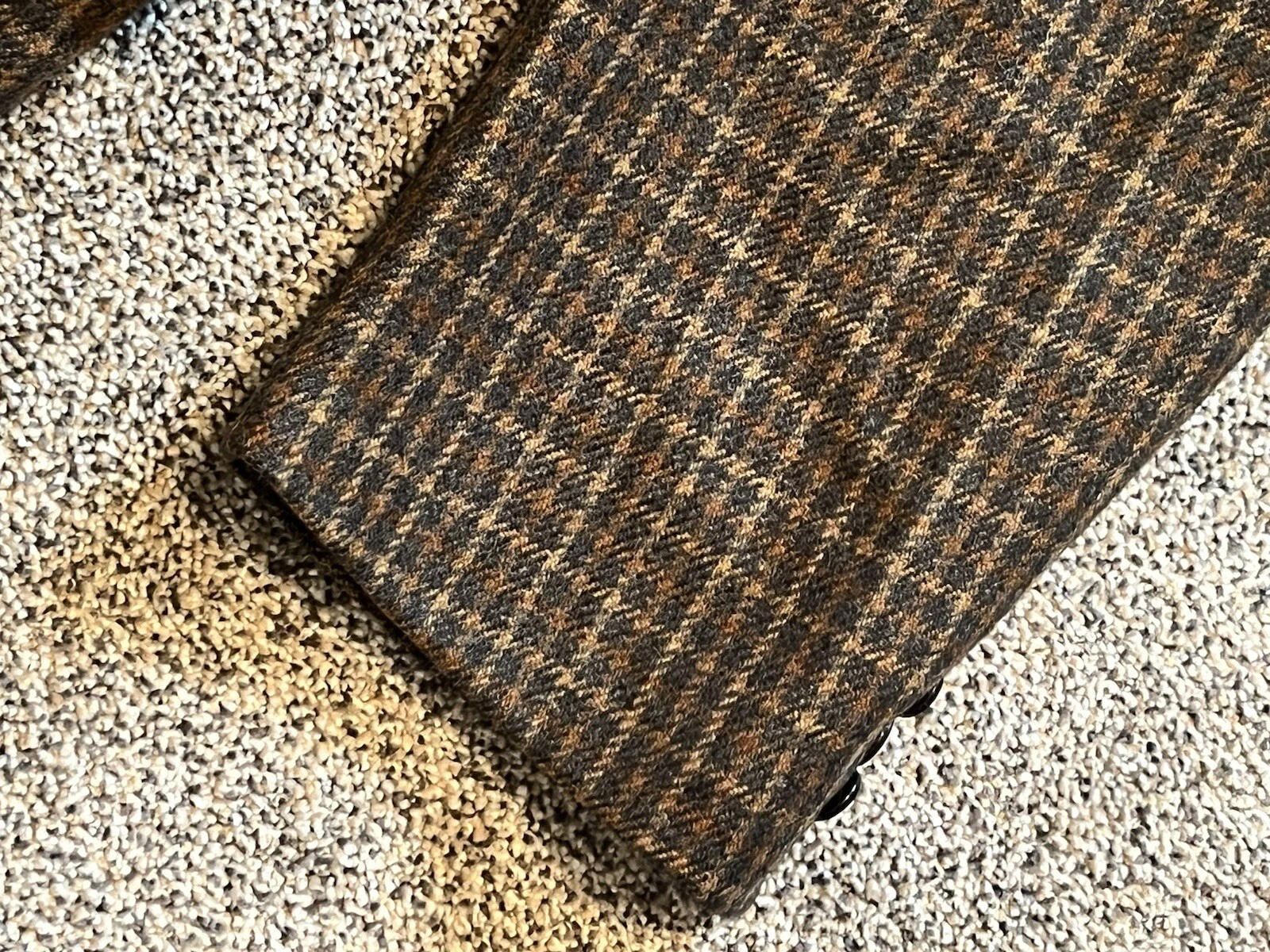 Cappotto sportivo blazer monopetto vintage anni 90 Gucci 100% cashmere a quadri taglia 52