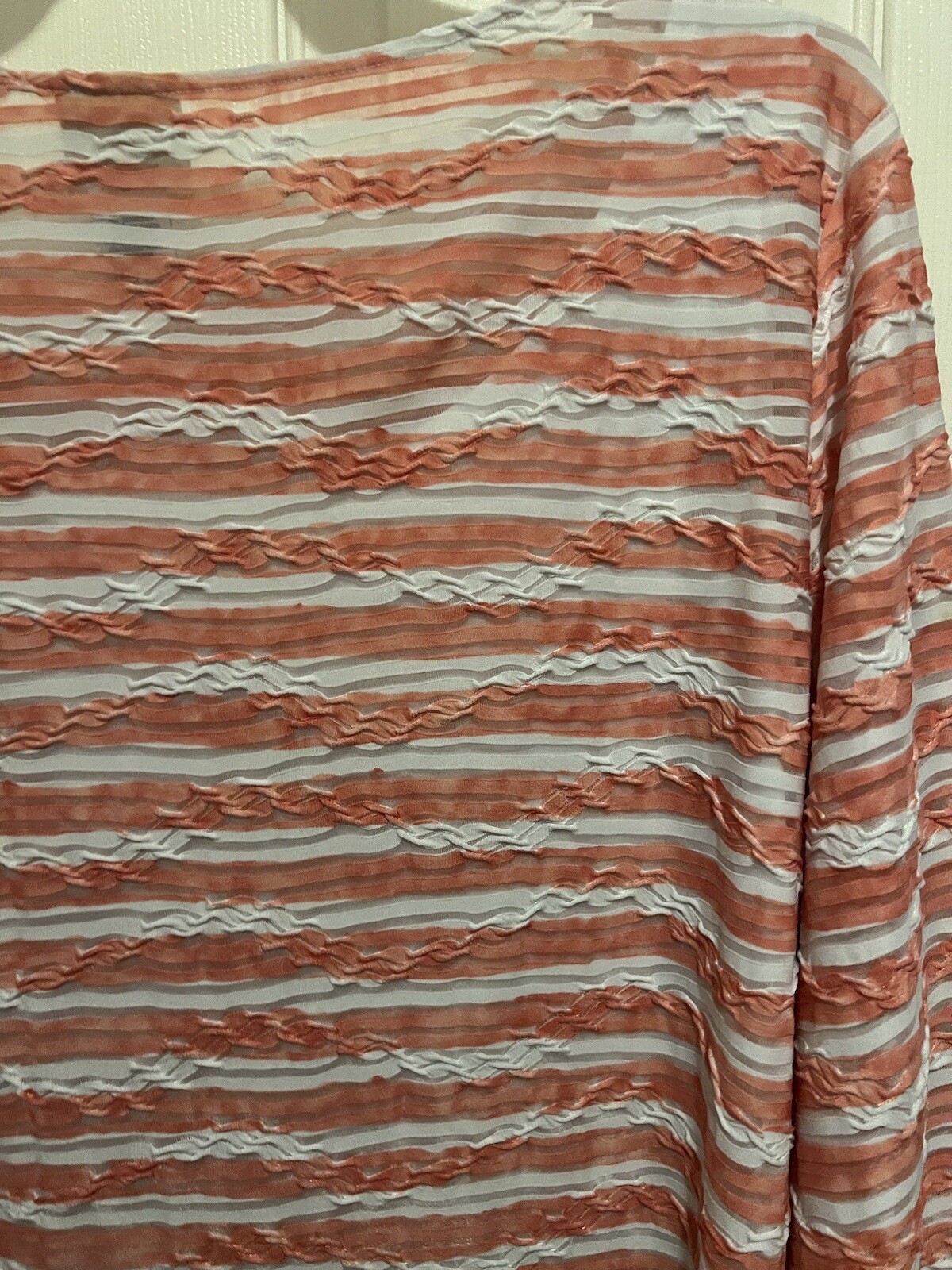 RUBY RD LADIES PLUS ORANGE WHITE STRIPED STRETCH … - image 14