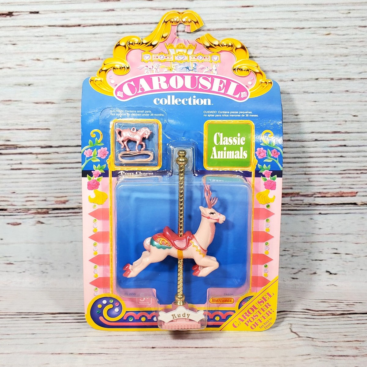 Matchbox Carousel Collection Horse Reindeer Rudy NIP Rare Vintage