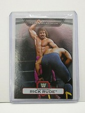 2010 Topps Platinum WWE Ravishing Rick Rude Wrestling Trading Card #107 
