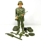 Gi Joe Marx Stony Smith Paratrooper Figure WW2 Soldier and Accessories Gi Joe