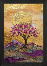 The Golden Hour Framed Wall Art Poster Canvas Print Picture