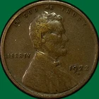 1922-D Lincoln Wheat Cent Very Fine VF Coin #39412