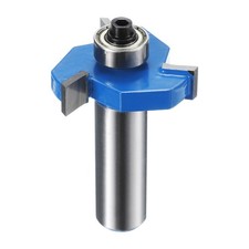 T Slot Cutter Rabbet Router Bit 1/2" Shank 1-13/32" x 5/16" 3 Wing W Bearing