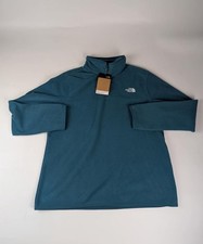 The North Face 100 Glacier 1/4 Zip Fleece Womens - Space Blue size uk 16 xl