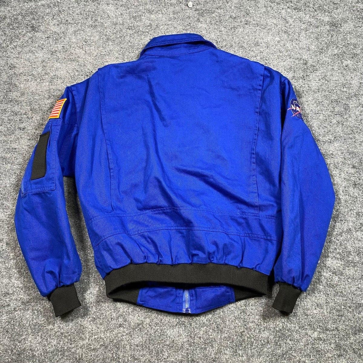 NASA Air Crew Space Camp Aviation Challenge Flight Jacket Blue