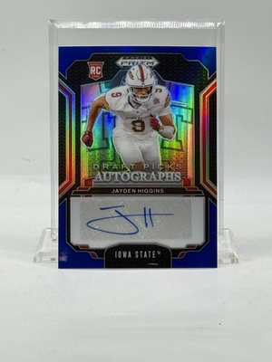 #ad 2025 Panini Draft Picks Prizm RC #DPA JNS Jayden Higgins Auto ##x27;d 249 $6.00