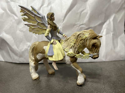 RARE Retired 2006 Schleich Bayala Sun Elf Sera and Horse (70402) Collectible
