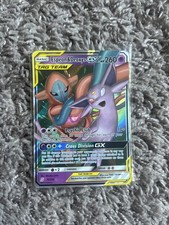 Pokémon TCG Espeon & Deoxys GX Ultra Rara Tag Team SM240 Holo