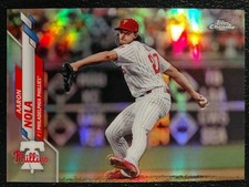 2020 Topps Chrome Aaron Nola Refractor #199
