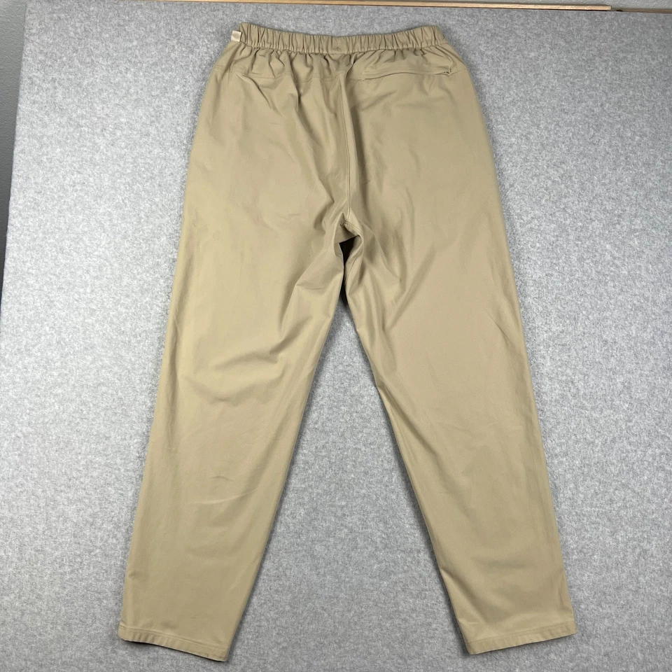 Lululemon ABC Warpstreme Pull On Pants Stretch Large Mens Beige Active M5ALNS - Image 2 of 4