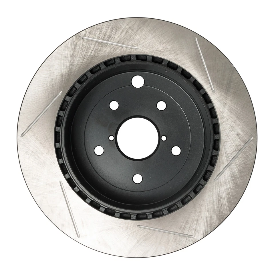 Single Stoptech Rear Slotted Brake Rotor Fits 08-17 Subaru Impreza WRX 12547030 - Image 4 of 4