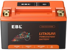Lithium YTZ10S-BS, 180CCA Lithium LiFePO4 Motorcycle Battery, 12V 6Ah ATV, UTV,