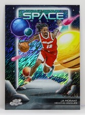 JA MORANT 2025-26 Topps Cosmic Chrome Space Walk Aqua Equinox Refractor 15/199