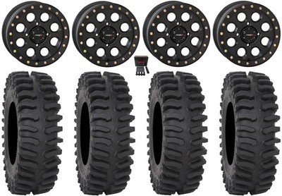 System 3 SB-7 15'' Wheels Black (5+2) 32'' XT400 Tires Kawasaki Teryx Mule