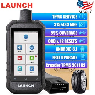 LAUNCH Creader TPMS 5011 V2 TPMS Sensor Activation Reading Diagnostic Tool