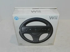 Brand New Sealed Nintendo Wii Wheel Sealed In Box Black Steering Mario Kart