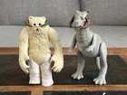 Vintage Star Wars Kenner Hoth Wampa & TaunTaun figure creature lot