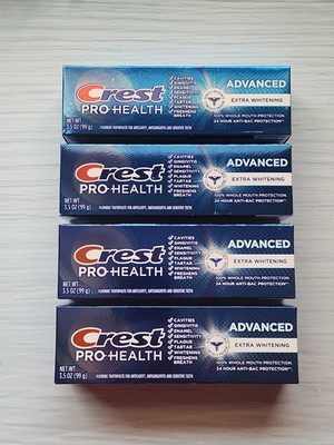 (Pack of 4) Crest Pro-Health Advanced Extra Whitening Toothpaste, 3.5 fl oz