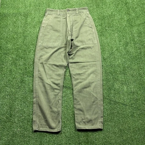 Vtg OG 107 Trousers Mens  Military Utility Pants Vietnam War 29x29 XS Fatigue