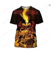 Sepultura Roots Tribal Art 3D T Shirt Full Size Unisex For Men Women TD770