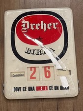 Celoograf Calendario Perpetuo Birra Dreher  anni'50