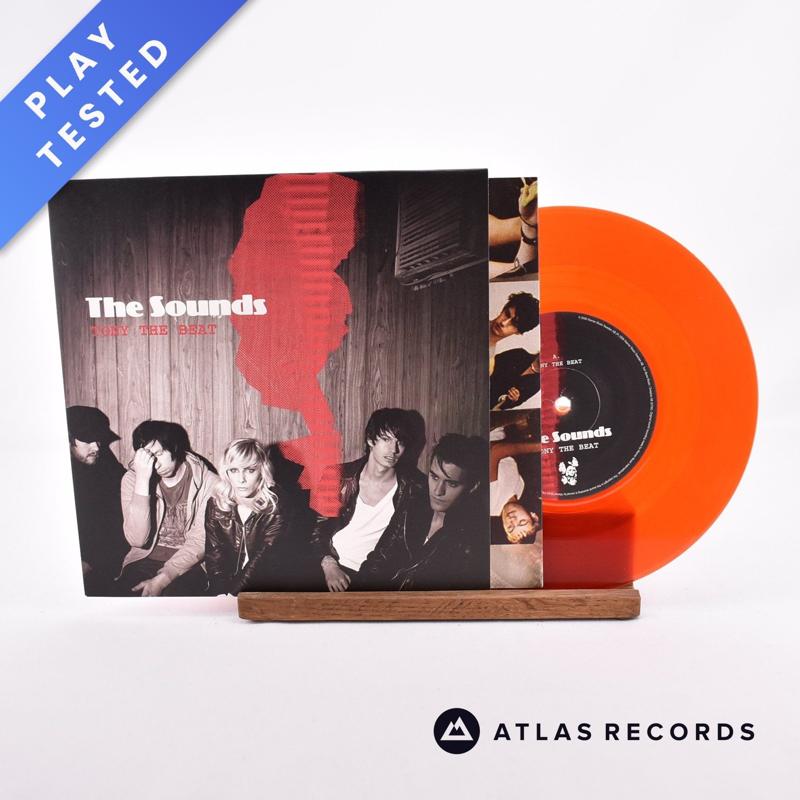 The Sounds - Tony The Beat - Red 7"" Vinyl Record - NM/NM