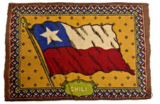 Antique Tobacco Premium Felt Flannel Flag Cigar Cigarette - Chili