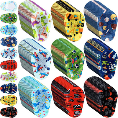 Panelee 180 Pcs Adhesive Eye Patches for Kids Boys 9 Styles Eye Patches Latex Fr