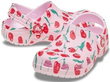 Crocs Classic Fresh Fruits Clog BRAND NEW Strawberry or Cherry Print Kids 211020