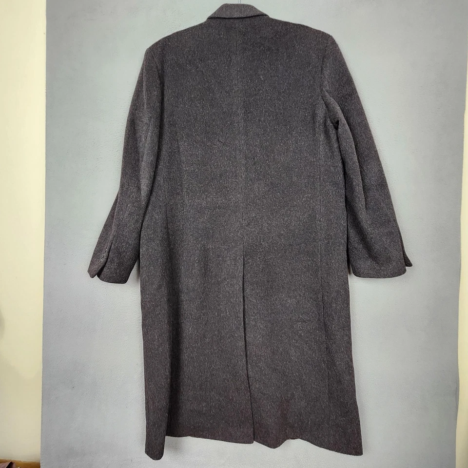 Abrigo de Colección Allyn Saint George Para Hombre 42 Abrigo de Lana Carbón 3 Botones Años 90 Foto 2 de 4