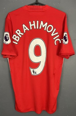 MENS MANCHESTER UNITED 2016/2017 IBRAHIMOVIC SOCCER FOOTBALL SHIRT MENS MANCHESTER UNITED 2016/2017 IBRAHIMOVIC SOCCER FOOTBALL SHIRT