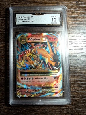 Pokemon XY Evolutions Holo Ultra Rare Mega M Charizard EX 13/108