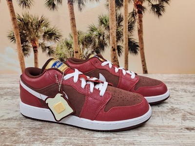 Nike Air Jordan 1 Low SE GS Bread and Butter Sole Shoes HF3202-200 Size 6.5Y NEW