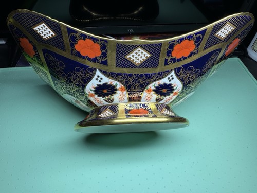 Royal Crown Derby Old Imari Solid Gold Band Basket 1919 –Excellent Condition - Picture 9 of 14