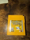 Pokémon: Yellow Version (Nintendo Game Boy Color, 1999) Authentic Tested Working