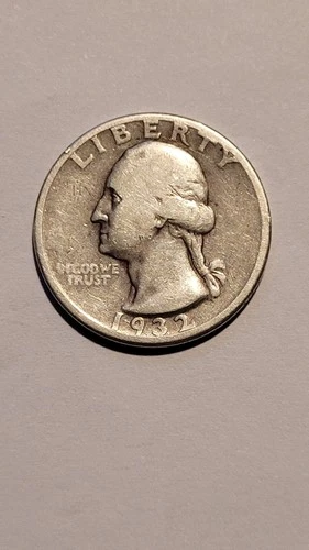 1932 D Washington Quarter  In Fine Condition