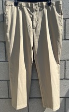 NWOT HAGGAR Cool 18 Pro Classic Fit Khaki Men's Dress Pants Size 42 X 29   