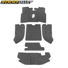 6PCS Interior Carpet Kit Rug Floor Mat Fit For 1997-2006 Jeep Wrangler TJ 