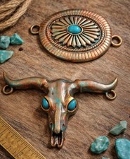 Stunning Concho Pendant Connectors Western Jewelry Making Pendants