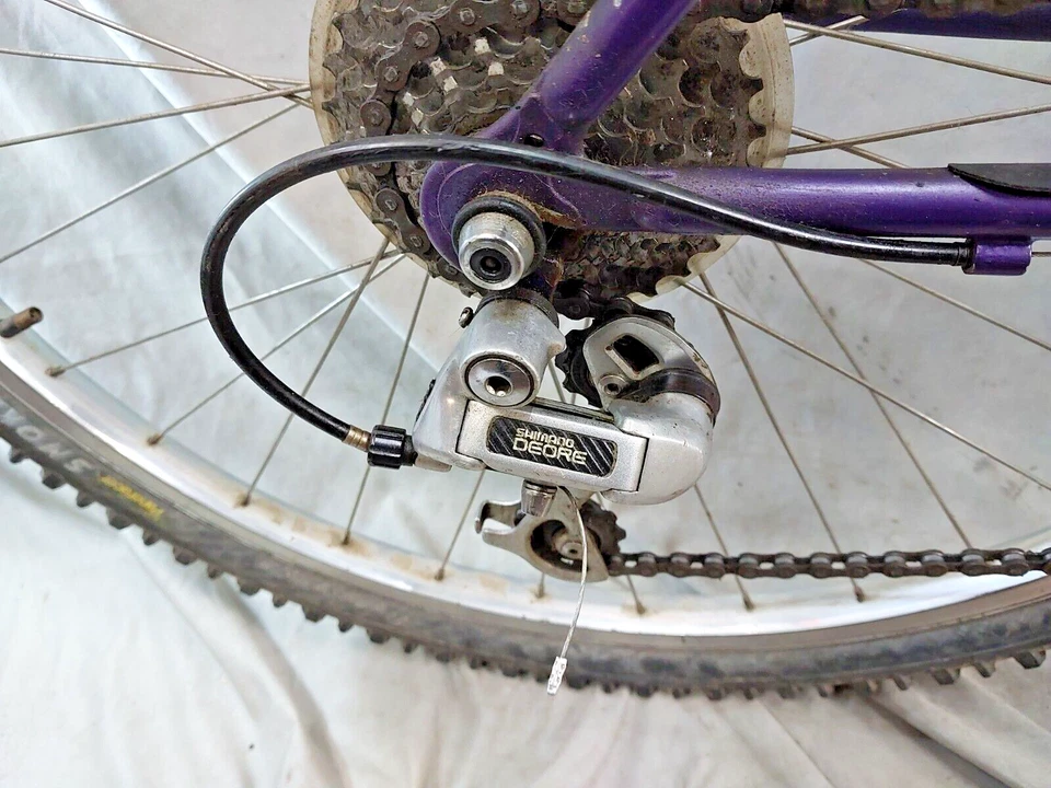 Bicicleta MTB Raleigh Technium 1989 17,5" mediana rígida Rock Shox retro envíos EE. UU. Foto 3 de 4