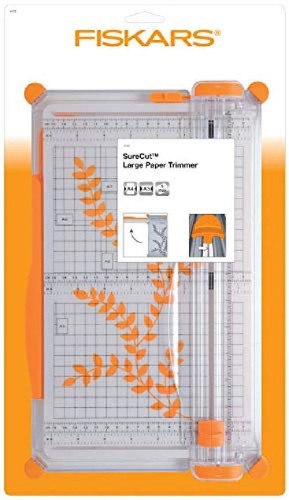 Fiskars massicot surecut, format a4 avec guide de coupe en ance