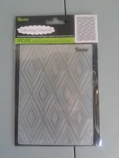 Darice Embossing Folders Diamond Background. 4.25x5.75