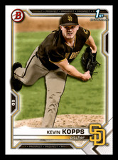 2021 1st Bowman Draft Kevin Kopps  San Diego Padres #BD-7 Centered Mint