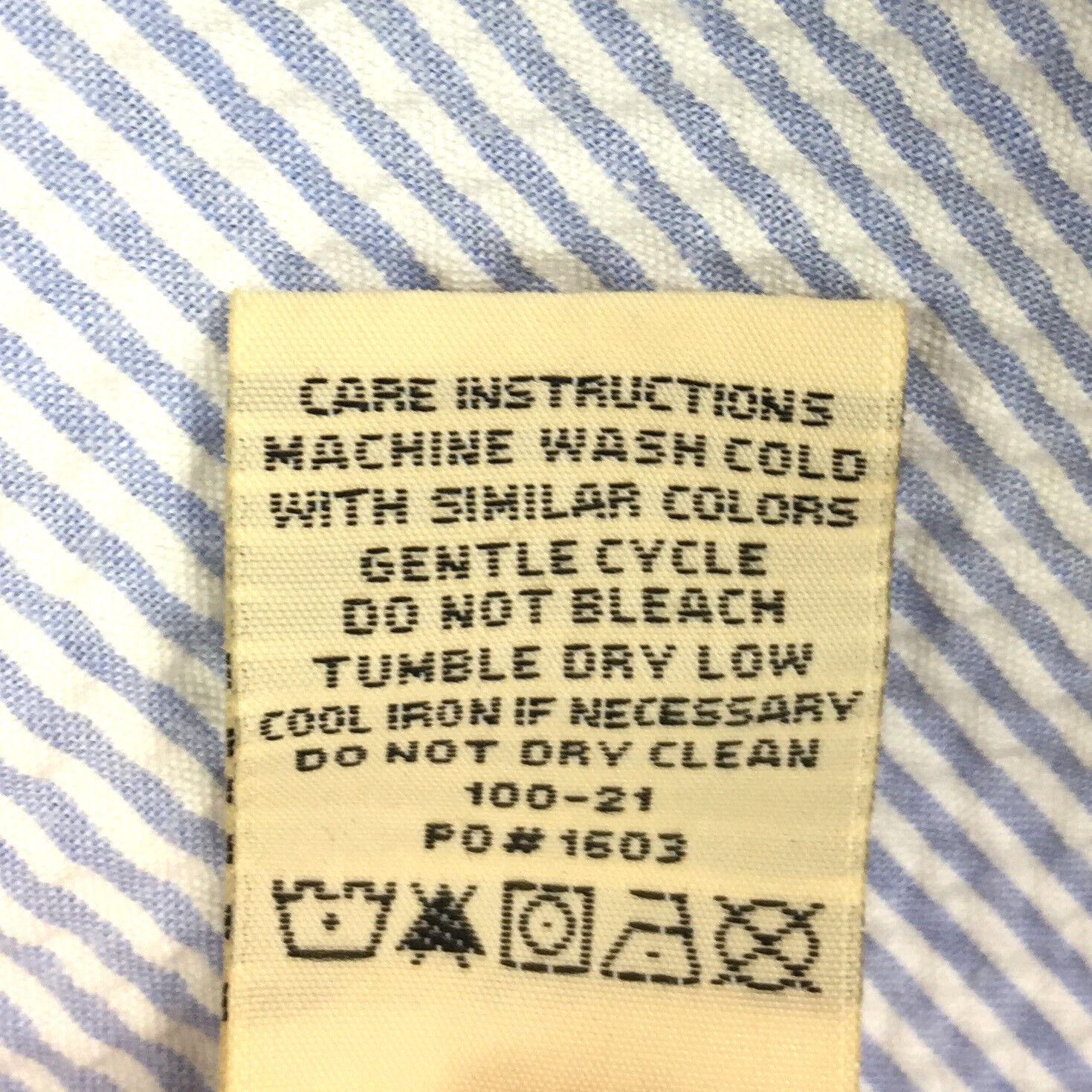 Drake Mens 3X Big (58 in Chest) Blue Stripe Vent Seersucker Wingshooters Shirt