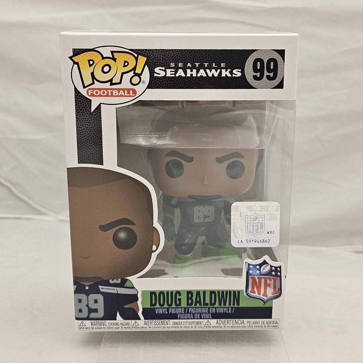 Doug Baldwin #99 2019 Panini Plates & Patches Football 2019 Panini Certified Printing Plate