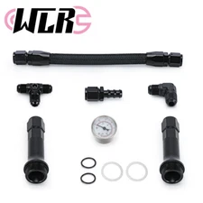 7/8-20 Dual Feed Aluminum Fuel Log Line For Holley Carburetor Double Pumper 4150