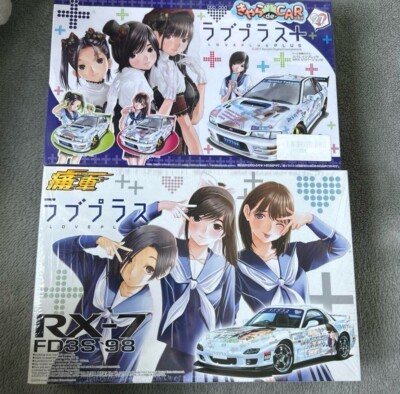 Aoshima Love Plus Itasha RX-7 FD3S + Subaru Impreza WRX STi Version VI limited